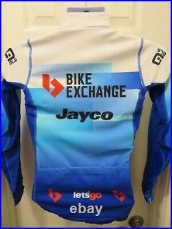 2022 ALE Team Bike Exchange Jayco Pro Cycling Team Fleece Longs Sleeve Jacket S