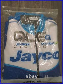 2023 ALE Team Jayco Alula Pro Cycling Thermal Winter Fleece Jacket GreenEdge S