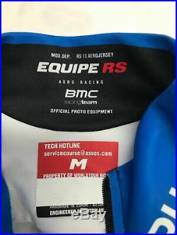 ASSOS Equipe RS long sleeve fleeced jersey BMC Tag Heuer Men's Size Medium