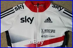 Adidas British Cycling Adistar Kit One Piece Long Sleeved Cycling Jersey Suit