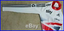 Adidas British Cycling Adistar Kit One Piece Long Sleeved Cycling Jersey Suit