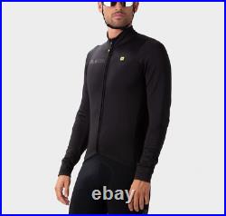 Ale Cycling Mens Winter Jersey Long Sleeve Solid Black-Size 3XLBRAND NEW