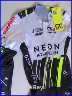 Ale Cycling Skinsuit Long Sleeve Size L, Neon Pro Team Race (WORLDWIDE SHIPPING)