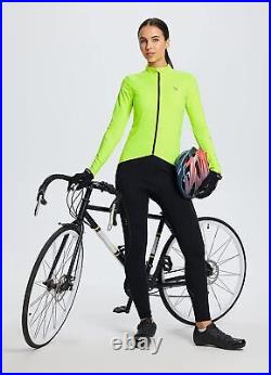 BALEAF Women's Thermal Cycling Jersey Long Sleeve Winter 4 Pockets Bike Fleece J