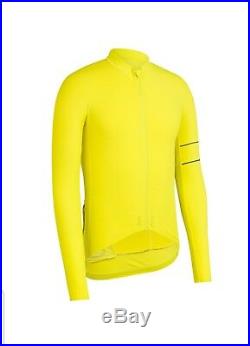 BNWT Rapha Yellow Long Sleeve Pro Team Training Jersey. Size XL
