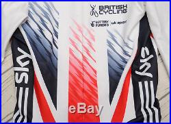 BRITISH CYCLING GB SKY ADIDAS long sleeve speed suit TRACK SKINSUIT size S