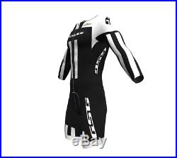 BW Aero Long Sleeve Cycling Road Skinsuit in Black / White With Logo by GSG