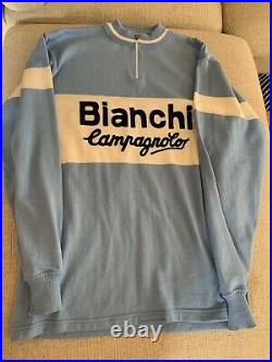 Bianchi Campagnolo wool long sleeve jersey XL Santini (Rapha, Pearl Izumi)
