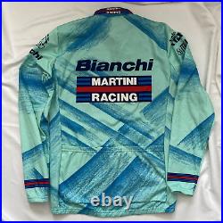 Bianchi Cycling Jersey Long Sleeve Nwt Martini Racing Shimano Celle Italia