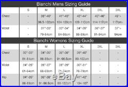 Bianchi-Milano Leggenda Men's Fleece Long Sleeve Cycling Jersey All Sizes NEW