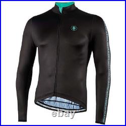 Bianchi VALFURVA Men's Cycling Long Sleeve Thermal Jersey (Black) S, XL, 2XL, 3X