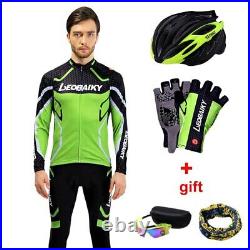 Bicycle Jersey Set Men Sport MTB Wear Quick Dry Long Sleeve Pro Team Cycling