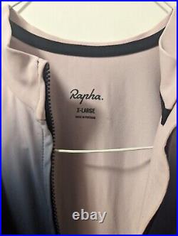 Blue Pink Rapha Cycling Aero Jersey Long Sleeve Pro Team XL
