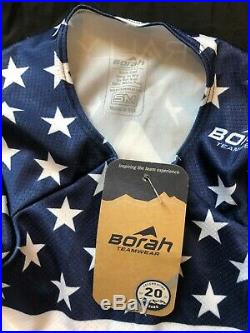 Borah Rally Pro Cycling Long Sleeve Skinsuit Men SM US NATIONAL CHAMPION
