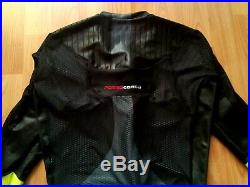 CASTELLI BODY PAINT 3.3 long sleeve speed suit Black/Yellow Fluo Skinsuit 2XL