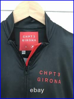 CHPT 3 Castelli Girona Long Sleeve Jersey Black/grey/red Size XL Worn Once