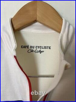 Cafe Du Cycliste Women's Claudette Small Wool Blend Zippered Jersey 0156
