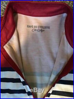 Cafe du Cycliste Mens Claudette Long Sleeve Merino Jersey Small + Dust Bag