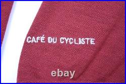Cafe du Cycliste Yolande Wool Blend Jersey Long Sleeve Full Zip Mens size S