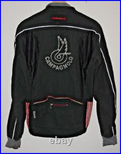 Campagnolo Bicycle Jacket Medium Black 3 Rear Pockets Campy Light Free Shipping