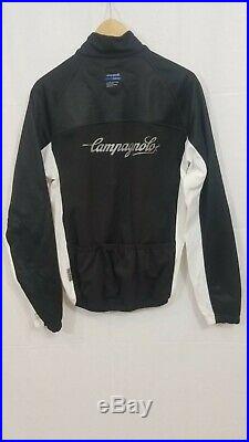 Campagnolo Next Long Sleeve Cycling Jersey Large Black Windproof Thermal