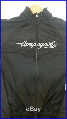 Campagnolo Next Long Sleeve Cycling Jersey Large Black Windproof Thermal
