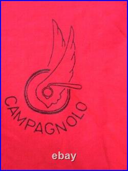 Campagnolo vintage t shirt bicycle X-treme bike long sleeve red size M