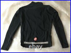 Castelli Beta Ros Long sleeve cycling Jacket Medium Light Black RRP £225.00