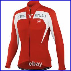 Castelli Contatto Long Sleeve Jersey Red Small TD015 AA 06