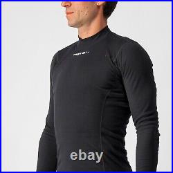 Castelli FLANDERS WARM LS Long Sleeve Thermal Cycling Base Layer BLACK