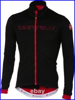 Castelli Fondo Long Sleeve Mens Cycling Jersey Black