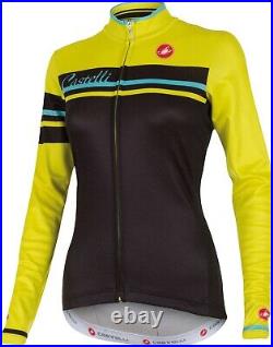 Castelli Girone Women's Wool Blend Long Sleeve Cycling Jersey Size XS, Small NEW