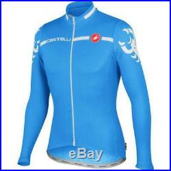 Castelli Imola Men's Long Sleeve Cycling Jersey Blue Size L