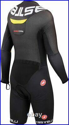Castelli Men's Body Paint 3.0 Cycling Long-Sleeve Speed Suit Black (XXL)