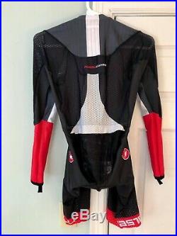Castelli Men's Large Body Paint 3.3 Skin Suit TT Aero Suit Long Sleeve Skinsuit