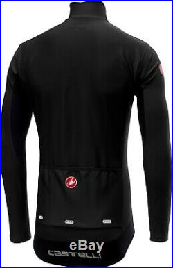 Castelli Men's Perfetto Long Sleeve Gore Windstopper Cycling Jacket Large Black