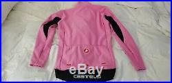 Castelli Men's Perfetto Long Sleeve Jersey Large Pink MSRP $199.95