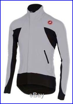 Castelli Mens Rossa Corsa Alpha Wind Long Sleeve Grey Cycling Jersey Size L New