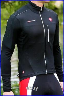 Castelli Mens Trasparente Long Sleeve Windstopper Cycling Jersey / Jacket LARGE