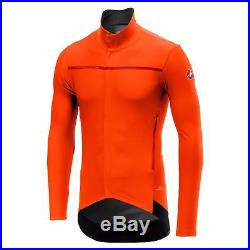 Castelli PERFETTO Long Sleeve Windproof Cycling Jacket (Orange)