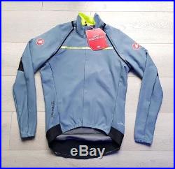 Castelli Perfetto Convertible Long Sleeve Cycling Jacket Grey Size L