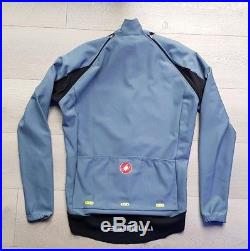 Castelli Perfetto Convertible Long Sleeve Cycling Jacket Grey Size L