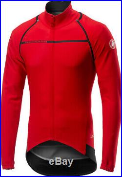 Castelli Perfetto Convertible Long Sleeve Gore Windstopper Jacket Red RRP £230
