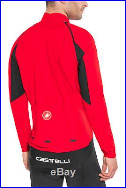 Castelli Perfetto Convertible Long Sleeve Gore Windstopper Jacket Red RRP £230