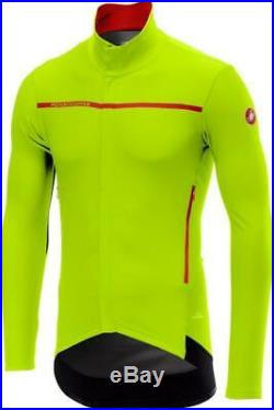 Castelli Perfetto Long Sleeve Cycling Jacket Yellow CHEAPEST IN THE UK LARGE