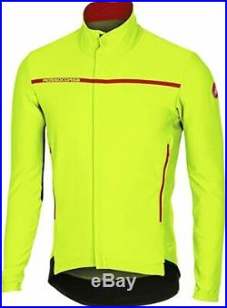 Castelli Perfetto Long Sleeve Cycling Jacket Yellow Fluo