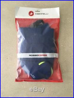Castelli Perfetto Long Sleeve Cycling Jersey/Jacket Blue Size XL (Gabba)