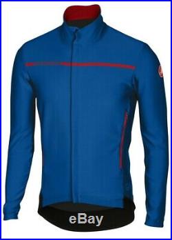 Castelli Perfetto Men's Cycling Long Sleeve Jacket Blue Size XXL