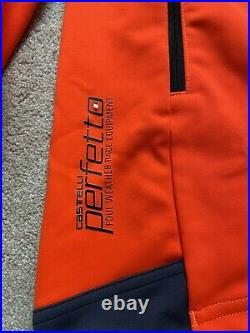 Castelli Perfetto ROS Long Sleeve Cycling Jacket Orange