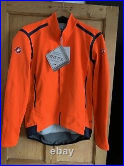 Castelli Perfetto ROS Long Sleeve Jersey/Jacket XXL Orange Brand New With Tags